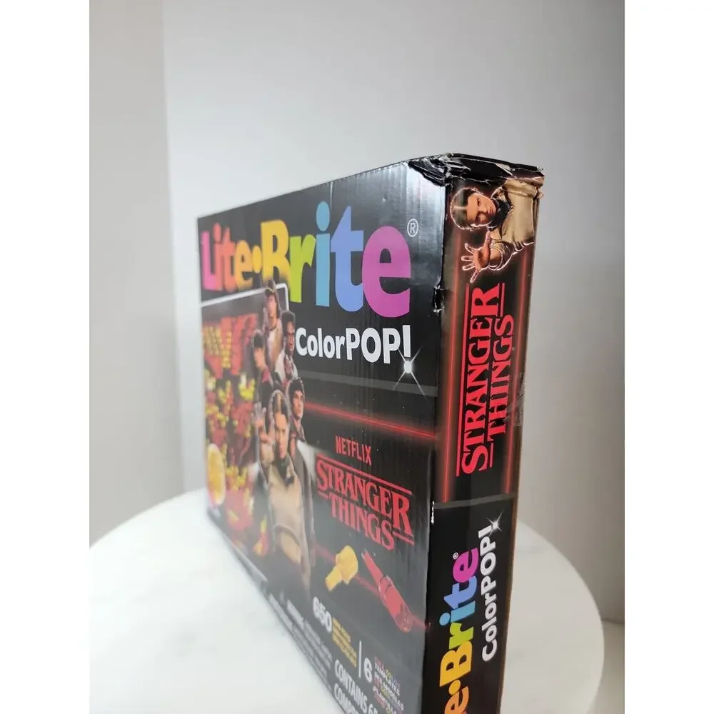 Stranger Things Lite-Brite ColorPop Netflix Edition 650 Mini-Pegs Eleven NIB